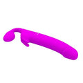 Manyetik USB Şarjlı Klitoris Darbe Modlu Çift Taraflı Strapon Teknolojik G-Spot Vajinal Vibratör - Zanini - BDM1399
