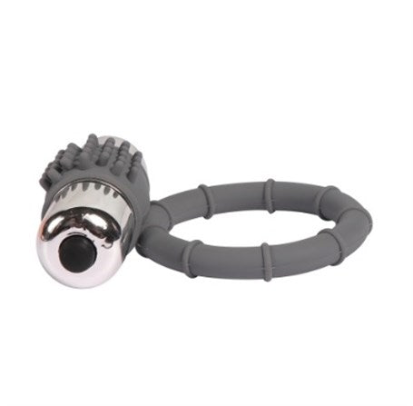 Metal Titreşimli Silikon Penis Halkası - - BDM4000