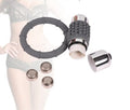 Metal Titreşimli Silikon Penis Halkası - - BDM4000