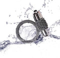 Metal Titreşimli Silikon Penis Halkası - - BDM4000