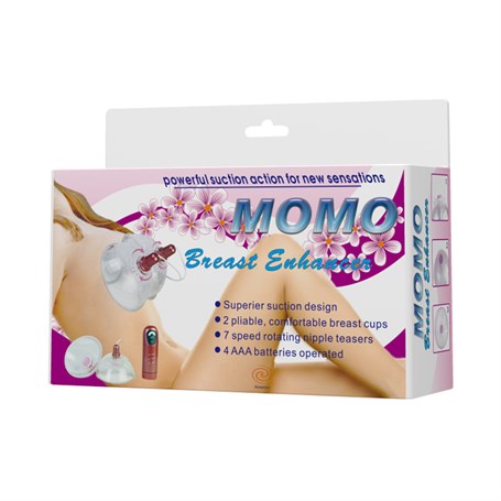 Momo 7 Titreşim Ayarlı Vakumlu ve Masaj Uçlu Göğüs Pompası - BDM4070