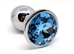 Mücevher Taşlı Büyük Boy Paslanmaz Çelik Anal Tıkaç (Plug) - BDM0011