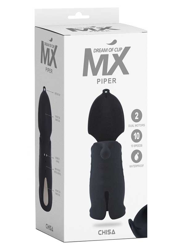 MX Piper Titreşimli Şarjlı Özel Tasarım Mastürbatör - C-CH8105