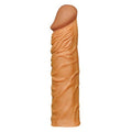 Nature Extender 5 cm Dolgulu Premium Melez Silikon Penis Kılıfı - LV1052B
