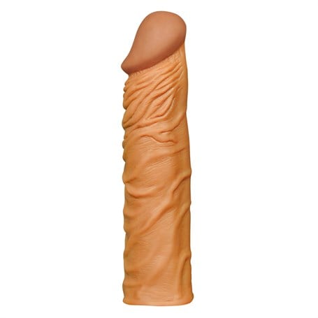 🎁 [DEV İNDİRİM] %38 İndirim – Nature Extender 5 cm Dolgulu Premium Melez Silikon Penis Kılıfı - CA-LV1052B