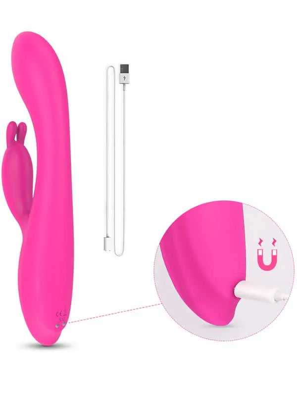 Naughty Isıtmalı Şarjlı Güçlü Titreşimli Tavşan Vibratör 22 cm - S103
