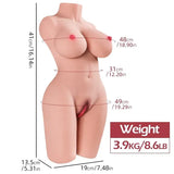 %40 İndirim – Nina 4 Kg Gerçekçi Yarım Vücut Mega Mastürbatör - CA-FA-BJ6