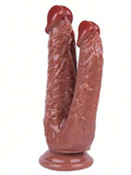 Noctis 19cm Kahverengi Çiftli Dildo No:76 - C-7749K