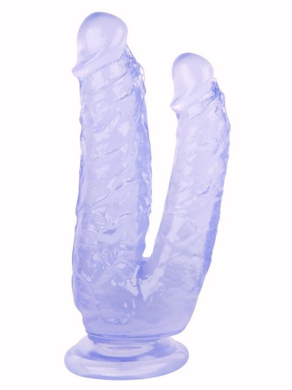 Noctis 19cm Mor Çiftli Dildo No:76 - C-7749M