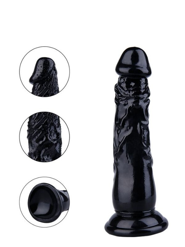 Noctis 20cm Siyah Dildo No:8 - C-7708S