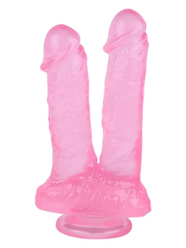 Noctis 21cm PembeÇiftli Dildo No:61 - C-7741P