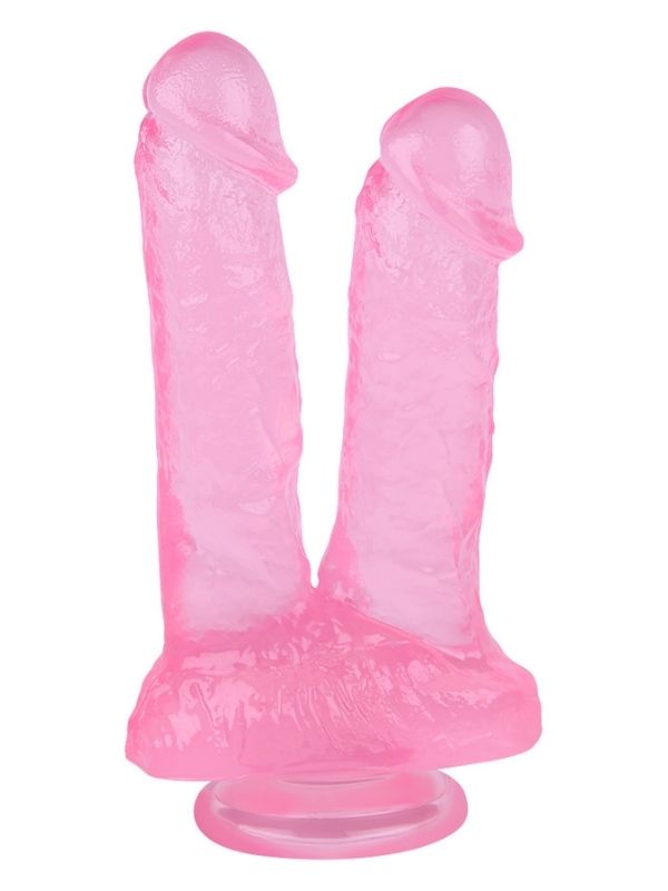 Noctis 21cm PembeÇiftli Dildo No:61 - C-7741P