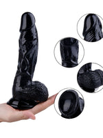 Noctis 22,5cm Siyah Dildo No:13 - C-7711S