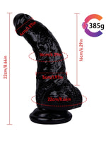 Noctis 22cm Siyah Realistik Dildo No:174 - C-7824S