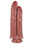 Noctis 26,5cm Kahverengi Çiftli Dildo No:111 - C-7762K