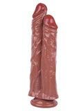 Noctis 26,5cm Kahverengi Çiftli Dildo No:111 - C-7762K