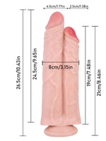 Noctis 26,5cm Realistik Çiftli Dildo No:111 - C-7762