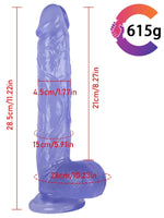 Noctis 28cm Mavi Realistik Dildo No:82 - C-7752MA