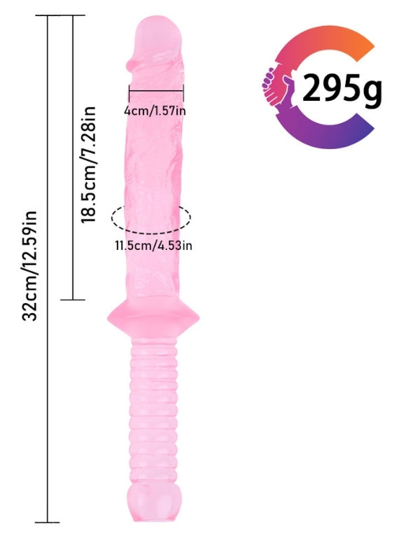 Noctis 32cm Pembe Realistik Kılıç Dildo No:150 - C-7829P