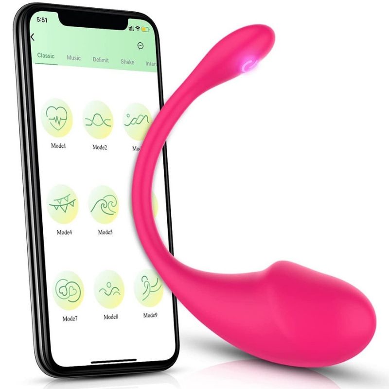Noctis Telefon kontrollü Pembe vibratör - C-7840P
