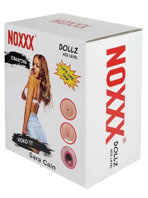 NOXXX Sara Cain 3D Yüzlü Reslistik Vajina Anüslü Şişme Bebek - CA-806402