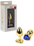 NOXXX Altu0131n Renkli Kalpli &Ccedil;elik Anal Plug - K&uuml;&ccedil;&uuml;k Boy - C-401009