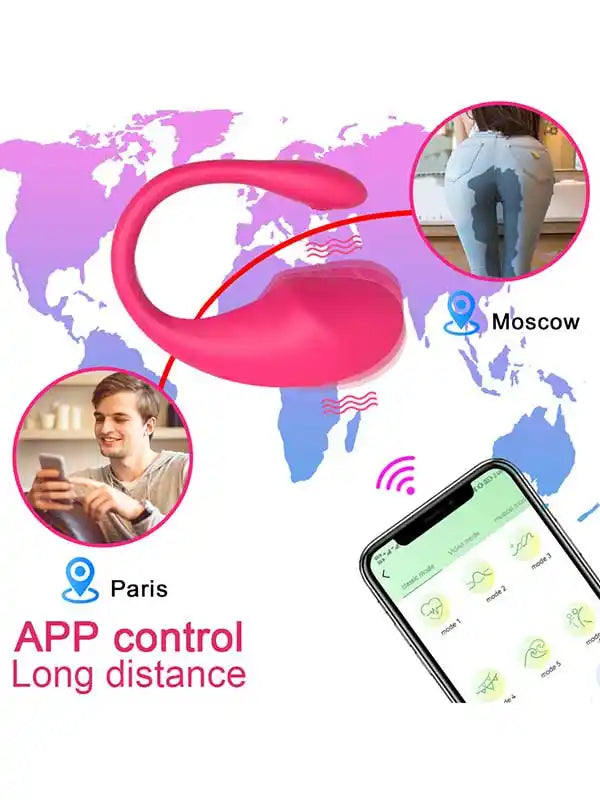NOXXX Çiftler için Giyilebilir Telefon Kontrollü Vibratör - 204506