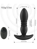%40 İndirim – NOXXX İleri Geri Hareketli Uzaktan Kumandalı Şarjlı Anal Dildo - CA-802163