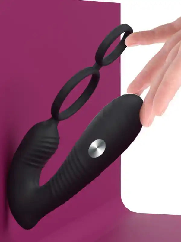 NOXXX Telefon Kontrollü Elektro Şoklu Penis Halkalı Anal Vibratör - 405301