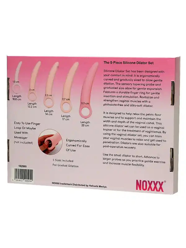NOXXX Vajinismus ve Kegel için Dilatör Seti 5'li - 102505