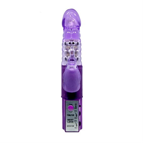 Oynar Başlı Klitoral & Anal Uyarıcılı Teknolojik Vibratör Penis - B1072