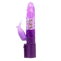 Oynar Başlı Klitoris Uyarıcılı Teknolojik Vibratör Penis - B1074