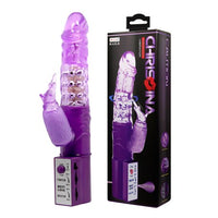 Oynar Başlı Klitoris Uyarıcılı Teknolojik Vibratör Penis - B1074