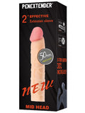 17 cm Penextender Mid Head 50mm Dolgulu Penis Kılıfı - C-0082
