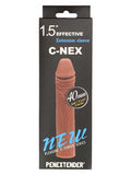 [DEV İNDİRİM] %45 İndirim – Penextender Ten Renginde Penis Kılıfı 17 cm - CA-C-0086