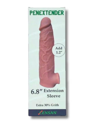 Penextender Testis Girişli Realistik Penis Kılıfı - CA-C-7360