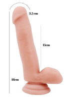 Philander 18cm Kıkırdaklı Gerçekçi Dildo - C-CH7805