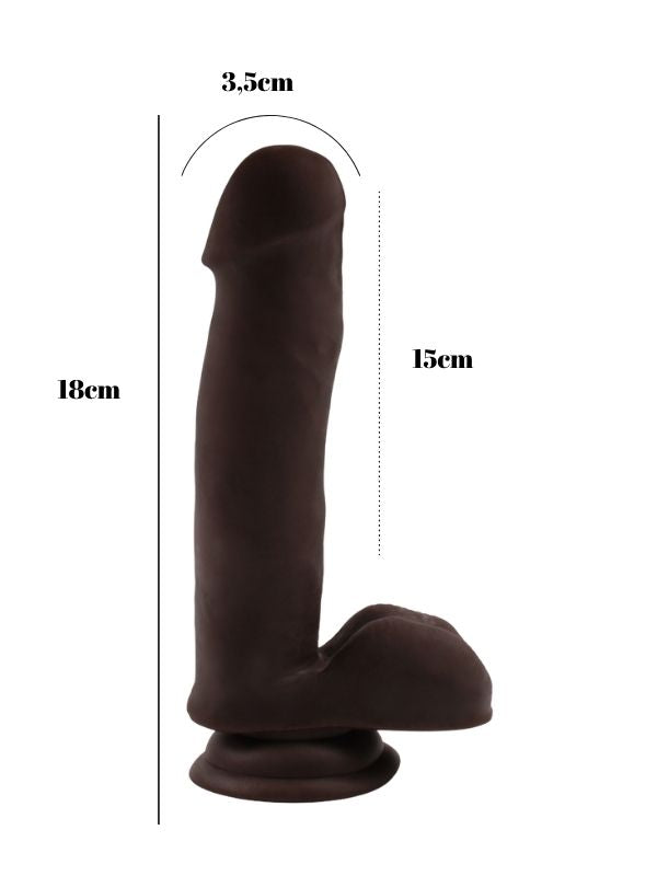Philander Melez 18cm Kıkırdaklı Gerçekçi Dildo - C-CH7811