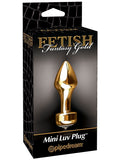 Pipedream Gold Mini Taşlı Metal Anal Plug - 3000011199