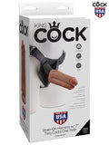 Pipedream King Cock Çift Penisli İçi Dolu Belden Bağlamalı 18 cm - KG300SC21476