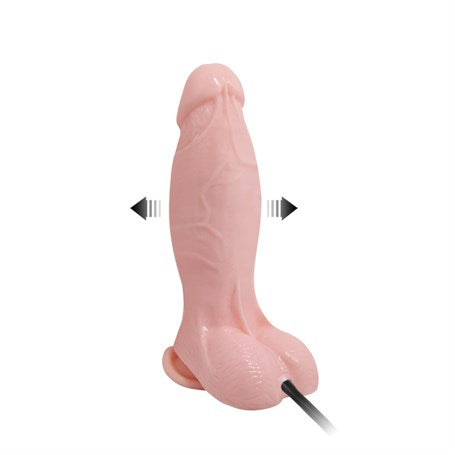 18 cm Pompalı Büyüyen Realistik Penis Anal Vajinal Dildo Mastürbatör - B1080