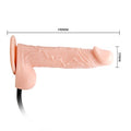 19 cm Pompalı Büyüyen Realistik Penis Anal Vajinal Dildo Mastürbatör - B1033