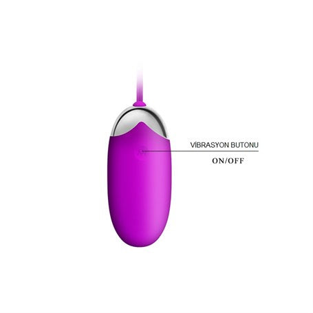 Pretty Love Telefondan Kumandalı 12 Fonksiyonlu Masaj Vibratörü Zevk Yumurtası - B1201