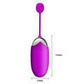 Pretty Love Telefondan Kumandalı 12 Fonksiyonlu Masaj Vibratörü Zevk Yumurtası - B1201