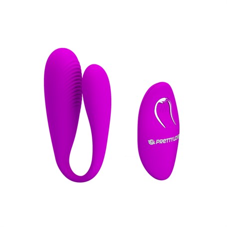 Pretty Love USB Şarjlı 12 Titreşimli Uzaktan Kumandalı Vibratör - BDM4430