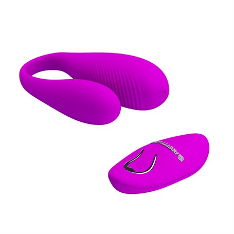 Pretty Love USB Şarjlı 12 Titreşimli Uzaktan Kumandalı Vibratör - BDM4430