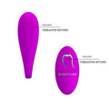 Pretty Love USB Şarjlı 12 Titreşimli Uzaktan Kumandalı Vibratör - BDM4430
