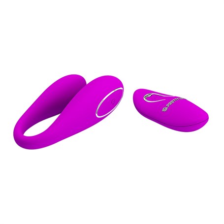 Pretty Love Algernon USB Şarjlı 12 Titreşimli Uzaktan Kumandalı Vibratör - BDM4582W