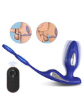 Prostat ve Penis Halkalı Elektro Şok Özellikli Anal Vibratör - S426-2
