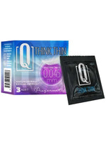 Q THINK THIN Extra İnce 0.045 mm Prezervatif 3'lü Paket - LQ1506